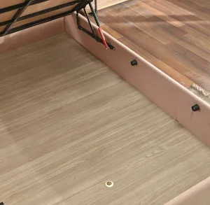 Rám jednolôžkovej postele s čelom Polo - Light Brown (100 x 200)