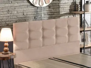 Rám manželskej postele s čelom Polo - Light Brown (150 x 200)