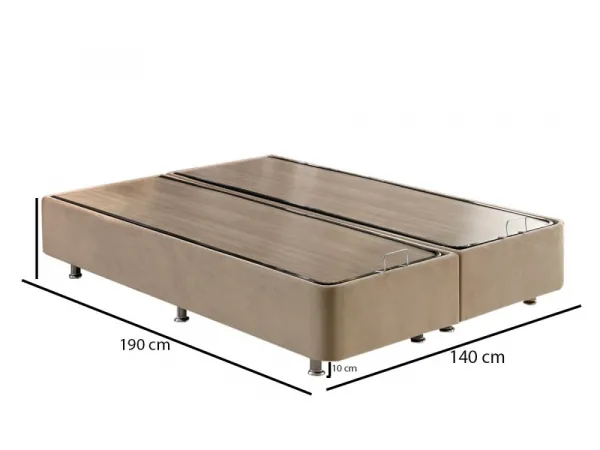Rám manželskej postele Ela Double - Light Brown (140 x 190)