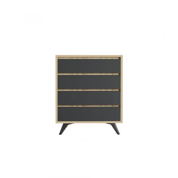 Komoda Suvera - Oak, Anthracite