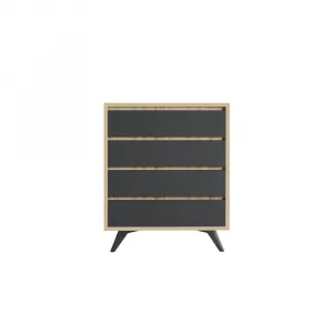 Komoda Suvera - Oak, Anthracite