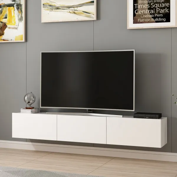 TV skrinka / Obývacia stena Rigel - White