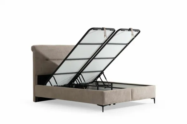 Rám manželskej postele s čelom Mia 160 x 200 - Light Brown