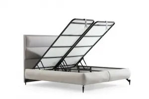 Rám manželskej postele s čelom Fresh 140 x 200 - Grey
