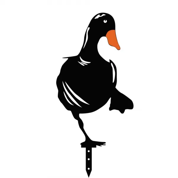 Súprava dekoratívnych kovových doplnkov do záhrady Ducks