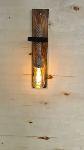 Nástenná lampa Ahşap Aplik 23