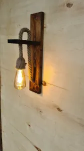 Nástenná lampa Ahşap Aplik 23