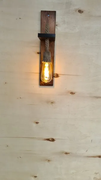 Nástenná lampa Ahşap Aplik 23