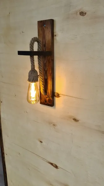 Nástenná lampa Ahşap Aplik 23
