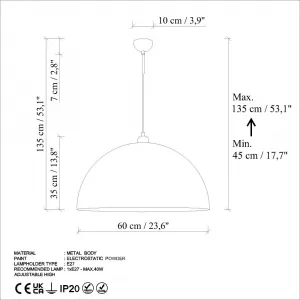 Luster KURE-60-236-RETRO