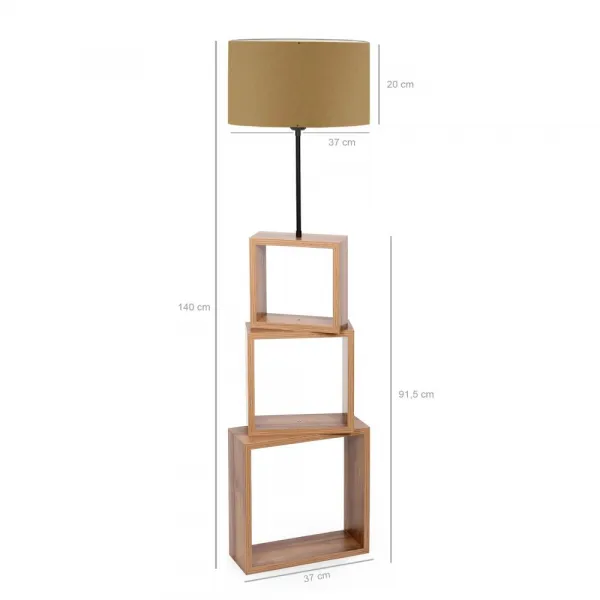 Drevená stojacia lampa AYD - 2902