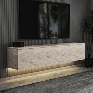 TV stolík Neon Illuminated - Travertine