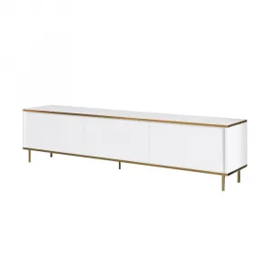 TV stolík Imaj - White, Gold