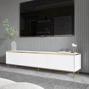 TV stolík Imaj - White, Gold