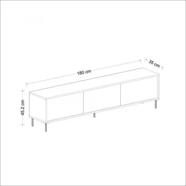 TV stolík Imaj - Whıte