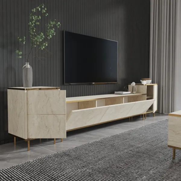 TV skrinka / Obývacia stena Imaj - Travertine