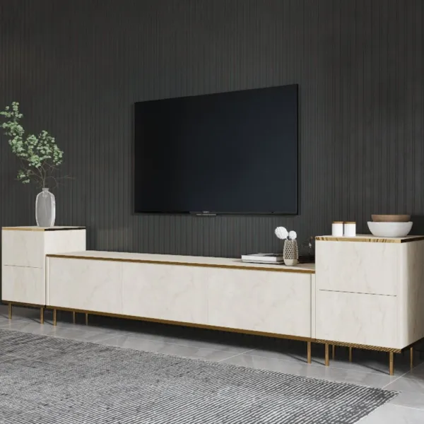 TV skrinka / Obývacia stena Imaj - Travertine