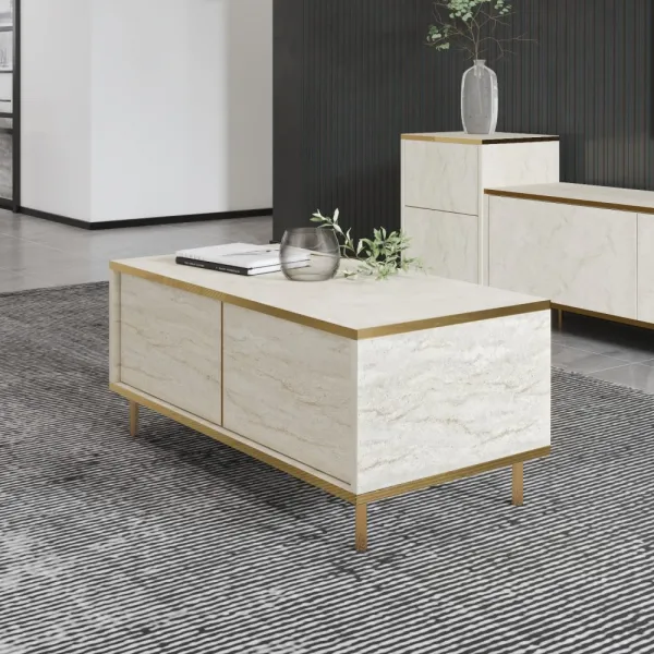 Konferenčný stolík Imaj - Travertine