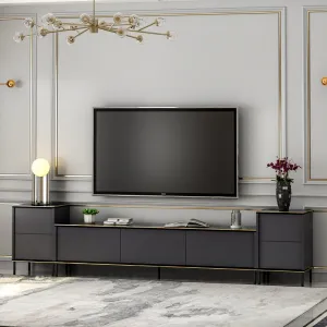 TV skrinka / Obývacia stena Imaj - Anthracite