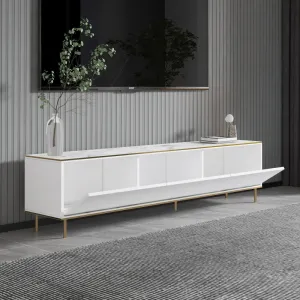 TV stolík Imaj - Marble, White