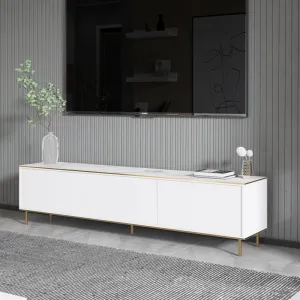 TV stolík Imaj - Marble, White