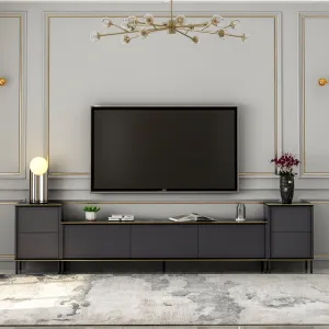 TV skrinka / Obývacia stena Imaj - Anthracite