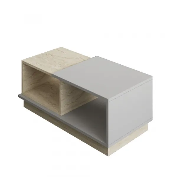 Konferenčný stolík Consept - Travertine, Grey