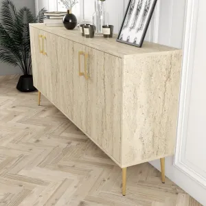 Konzolový stolík Kiev - Travertine