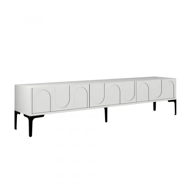 TV stolík Lyon 42 - White, Black