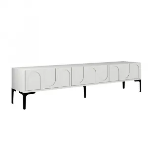 TV stolík Lyon 42 - White, Black