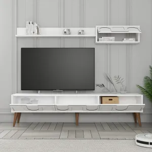 TV skrinka / Obývacia stena Lyon 2 - White, Walnut