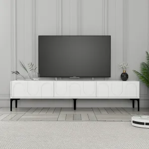 TV stolík Lyon 42 - White, Black