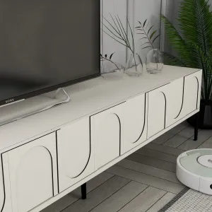 TV stolík Lyon 42 - Cream, Black