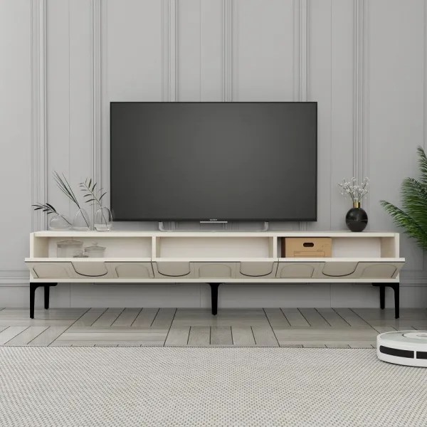 TV stolík Lyon 42 - Cream, Black