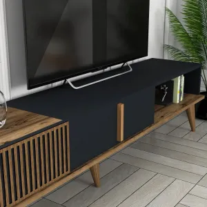 TV skrinka / Obývacia stena Milan TV - Walnut, Anthracite