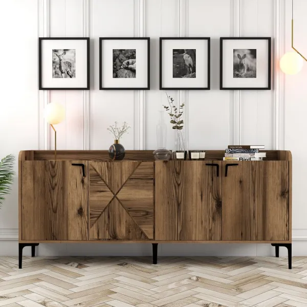 Konzolový stolík Venedik - Walnut