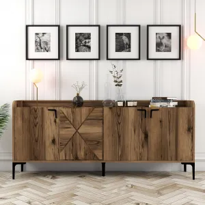 Konzolový stolík Venedik - Walnut