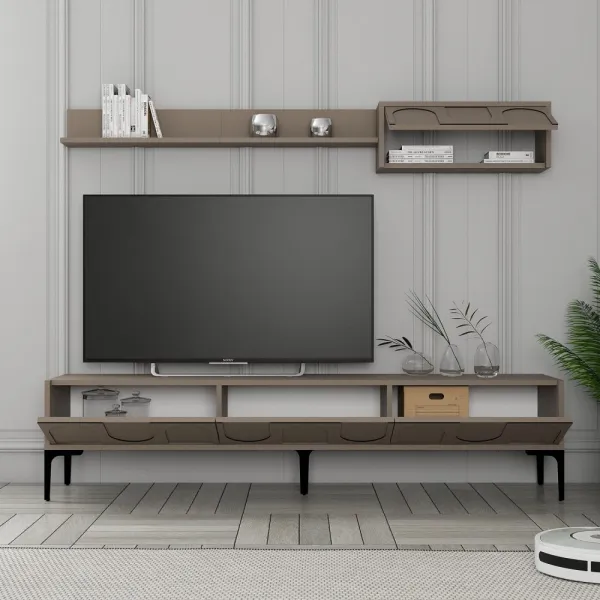 TV skrinka / Obývacia stena Lyon 2 - Atlas, Black
