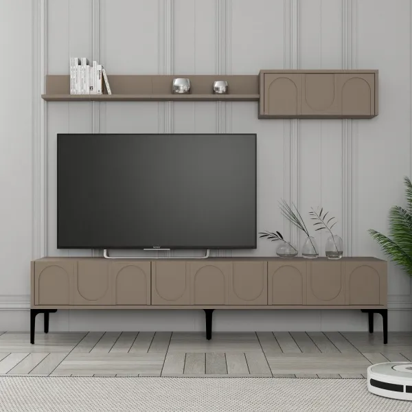 TV skrinka / Obývacia stena Lyon 2 - Atlas, Black