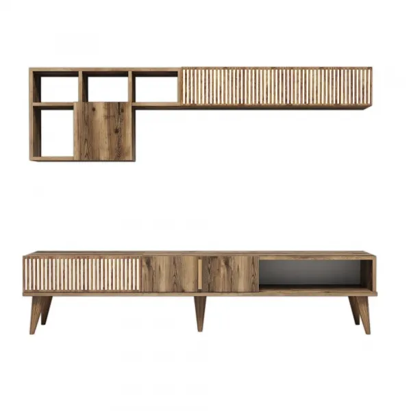 TV skrinka / Obývacia stena Milan - Walnut