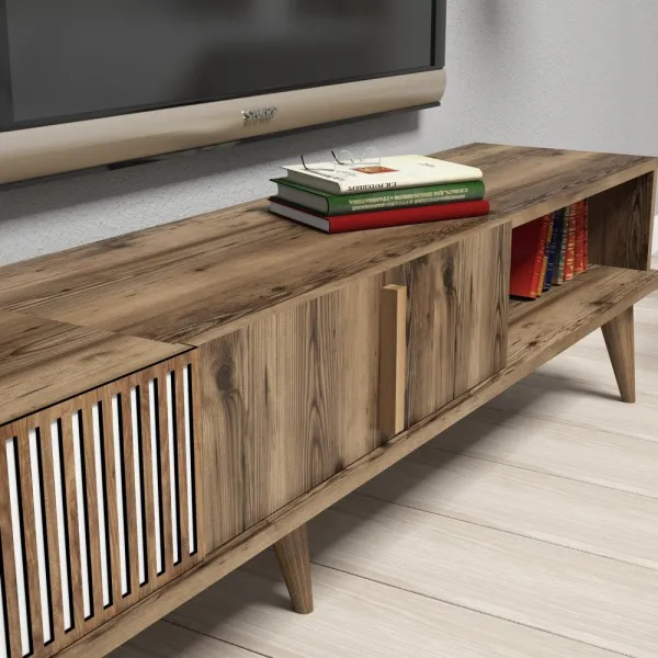 TV skrinka / Obývacia stena Milan - Walnut