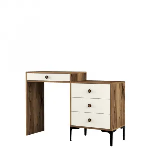 Toaletný stolík Lizbon 554 - Walnut, Cream