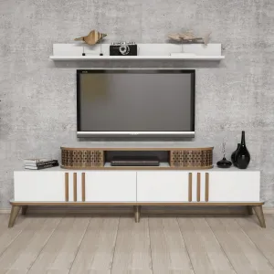 TV skrinka / Obývacia stena Eylül - White