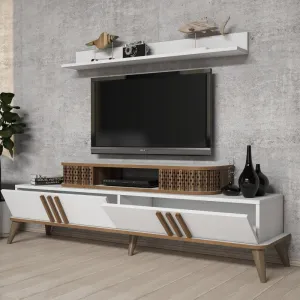 TV skrinka / Obývacia stena Eylül - White