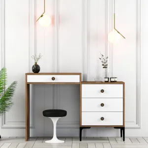 Toaletný stolík Lizbon 551 - Walnut, White