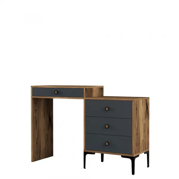 Toaletný stolík Lizbon 550 - Walnut, Anthracite