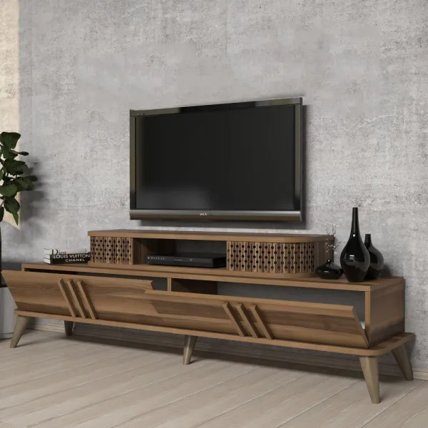 TV stolík Eylul - Walnut