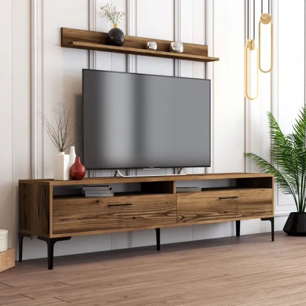 Living Room Furniture Set Istanbul - Walnut