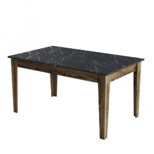 Jedálenský stôl Milan 518 - Walnut, Black