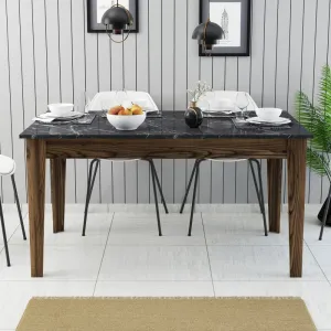 Jedálenský stôl Milan 518 - Walnut, Black